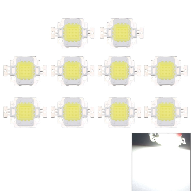 10 PCS 10W High Power LED Integrated Light Lamp