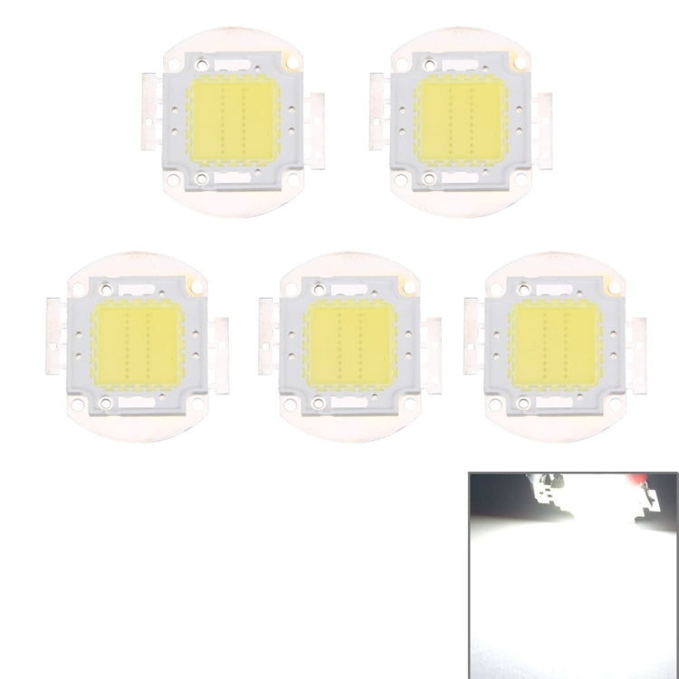 5 PCS 20W High Power LED Integrated Light Lamp