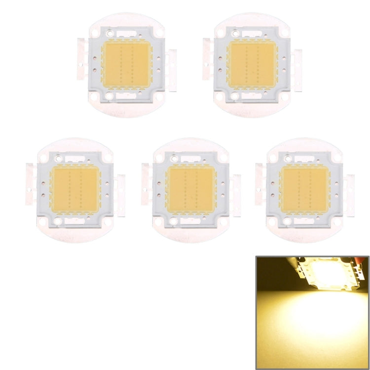 5 PCS 20W High Power LED Integrated Light Lamp