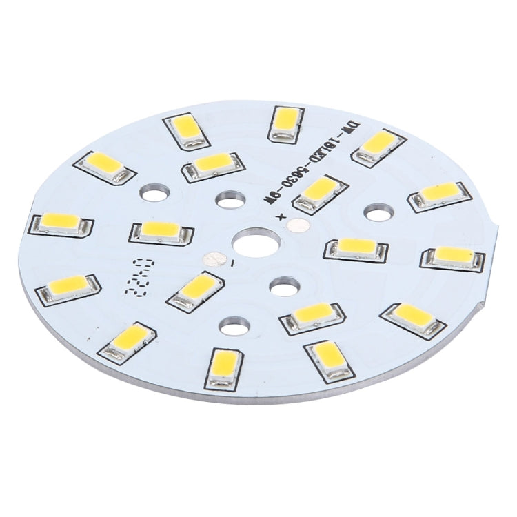 10 PCS 9W SMD 5730 Aluminum Base Light Panel, 18 LEDs 810 LM 3000-6500K, Diameter: 63mm