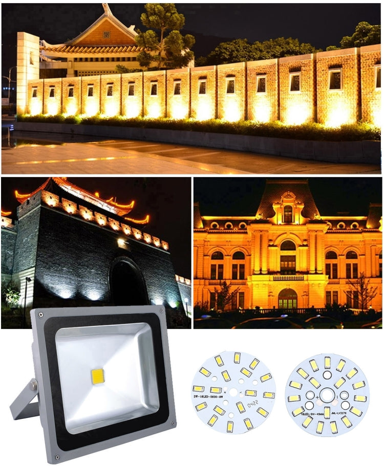 10 PCS 9W SMD 5730 Aluminum Base Light Panel, 18 LEDs 810 LM 3000-6500K, Diameter: 63mm