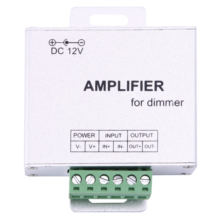 SX-A02 Signal Channel Double Board Amplifier LED Controller, DC 12-24V(White)