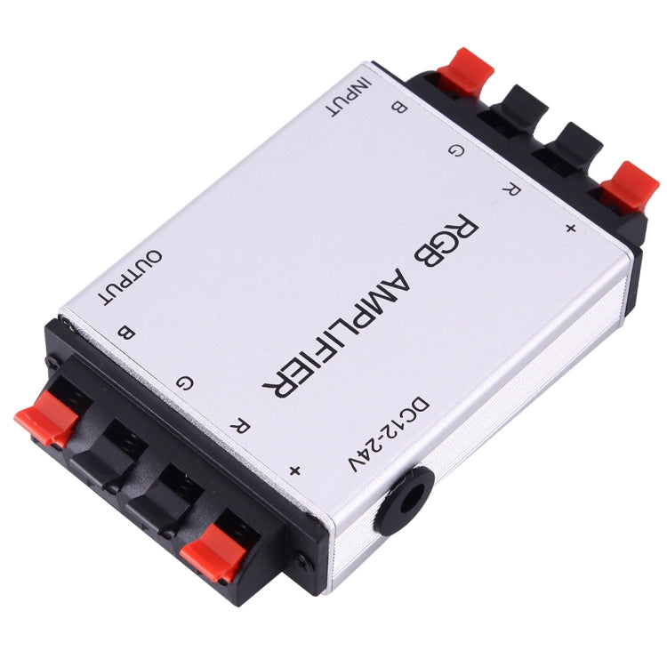 SX-A04 Double Board RGB Amplifier LED Controller, DC 12-24V(Black + White)