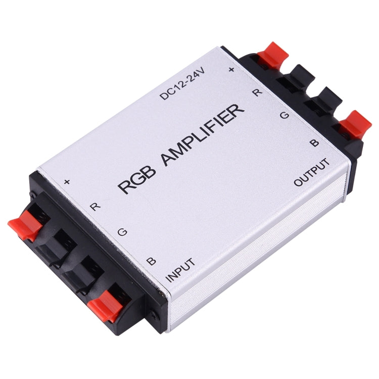 SX-A04 Double Board RGB Amplifier LED Controller, DC 12-24V(Black + White)