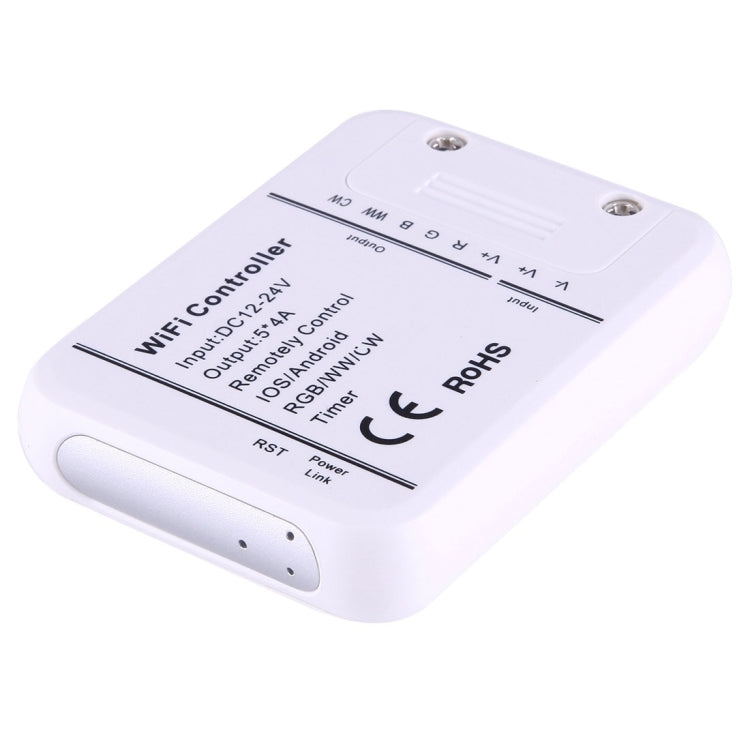 5 Channels WiFi LED Music Controller, Support iOS 6 or later & Android 2.3 or later, DC 12-24V