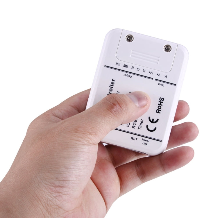 5 Channels WiFi LED Music Controller, Support iOS 6 or later & Android 2.3 or later, DC 12-24V
