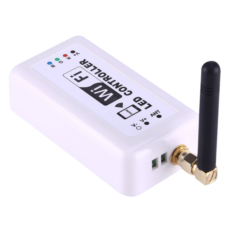 Wifi RGB LED Remote Controller, Support iOS 6 or later & Android 4.0 or later, DC 12-24V