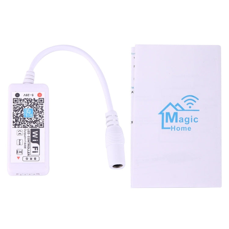Mini Wifi RGB LED Remote Controller, Support iOS 6 or later & Android 2.3 or later, DC 5-28V