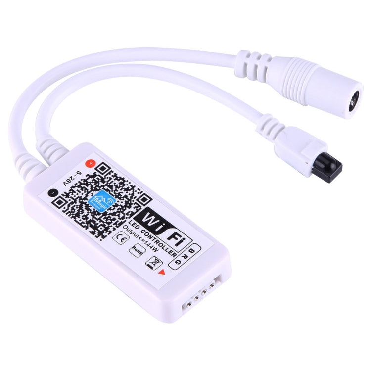 Mini Wifi RGB LED Remote Controller with 24 Keys Remote Control, Support iOS 6 or later & Android 2.3 or later, DC 5-28V