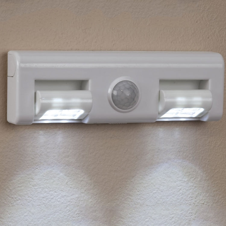 0.5W White Light Square LED Sensor Light, 8 LEDs 40 LM LED Night Light for Cabinets