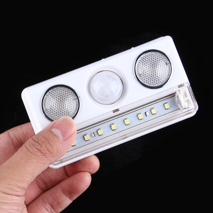L1137 0.5W White Light Spot LED Motion Sensor Cabinet Light, 40 LM + 30 LM 8 LEDs SMD-3528 2 LEDs USB Rechargeable LED Night Light