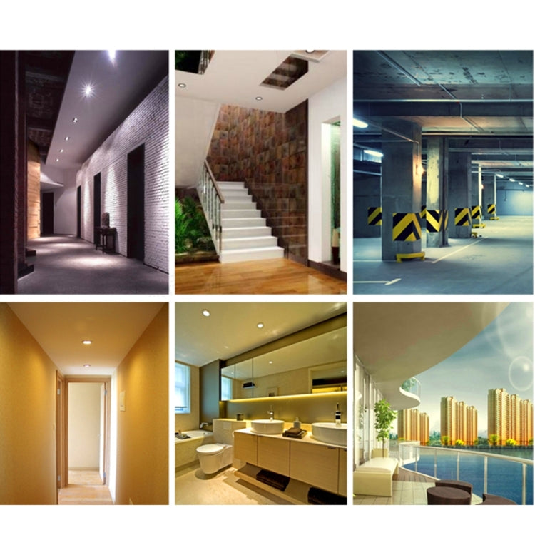 YCB1076 12W White Light LED Round Infrared Sensor Light , 60 LEDs SMD-5730 715 LM for Cabinets, AC 220-240V