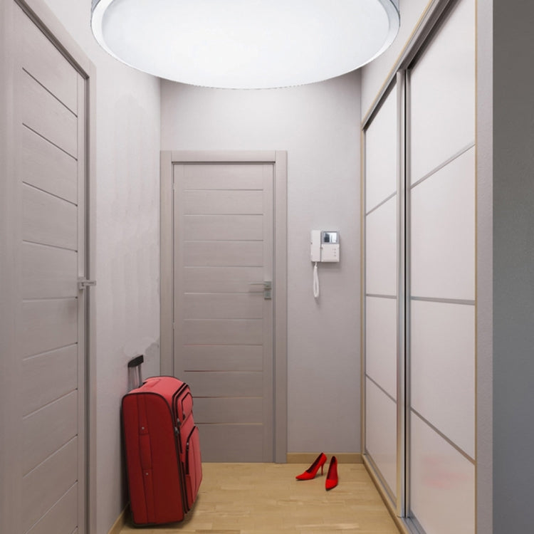 YCB1076 12W White Light LED Round Infrared Sensor Light , 60 LEDs SMD-5730 715 LM for Cabinets, AC 220-240V