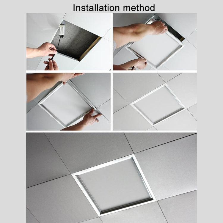 12W Square Shape Warm White LED Ceiling Panel Light , 2700K Flat Light, AC 90-260V, Size: 30 x 30cm