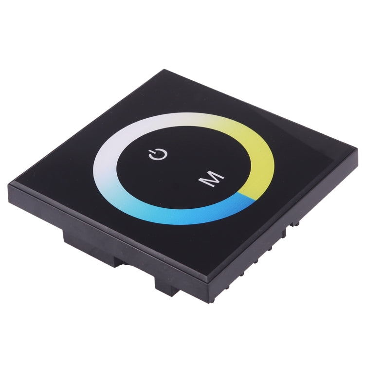 TM07 Double Channel Touch Panel LED Remote Controller, DC 12-24V(Black)