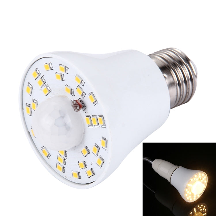 E27 2.5W SMD 3528 Infrared Sensor LED Light Bulb, AC 85-265V