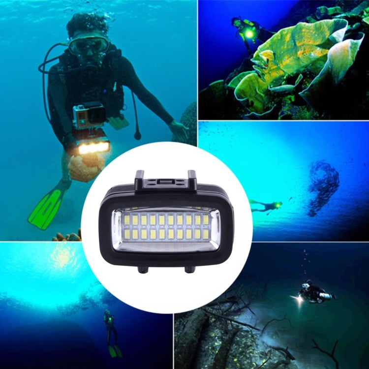 SL-100 Waterproof 6W 5500K 700LM LED Camera Camcorder Video Fill Light Photography Lamp with 20 LEDs