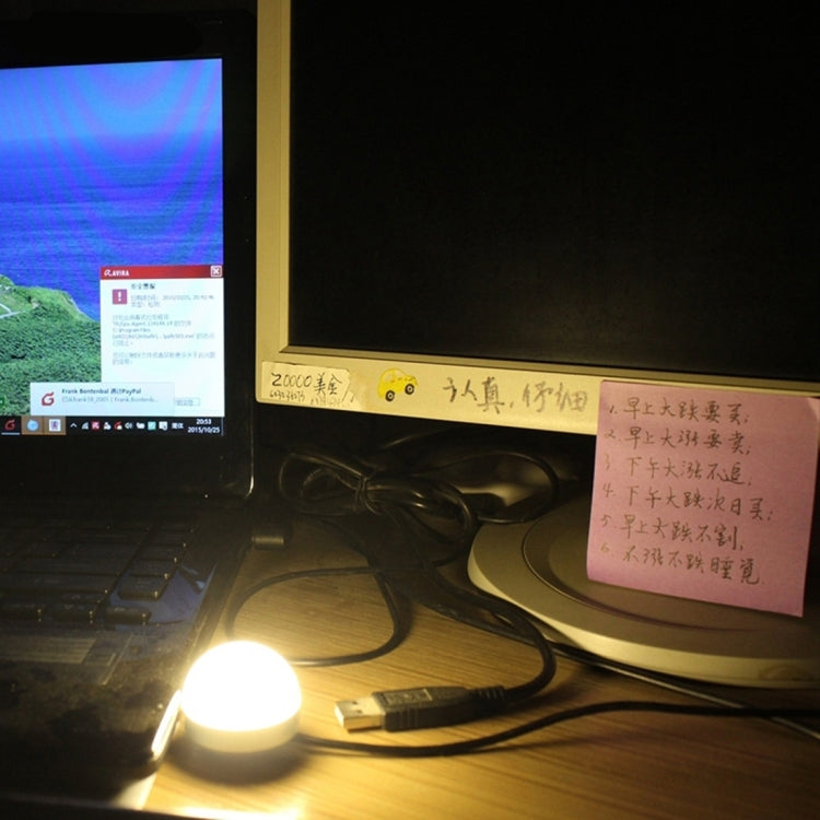 2W USB LED Light Bulb with Magnetic, 5V 140-150Lumens 6LED