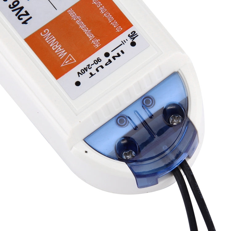 12V 6.3A Plastic Cover LED Driver, AC 90-240V