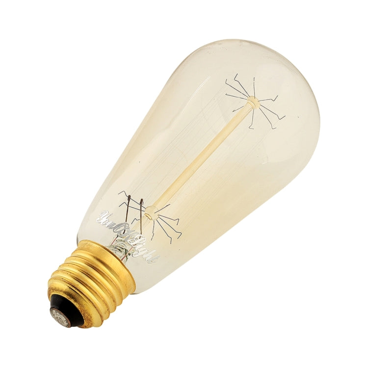 4 PCS YouOKLight 0842 E27 40W Warm White Bulbs Lamp, 400 LM Conical Incandescent Edison Tungsten Filament Light, AC 110V