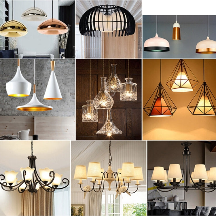 4 PCS A60 E27 8W Warm White LED Filament Light Bulb , 8 LEDs 580 LM Retro Energy Saving Light for Halls, AC 85-265V