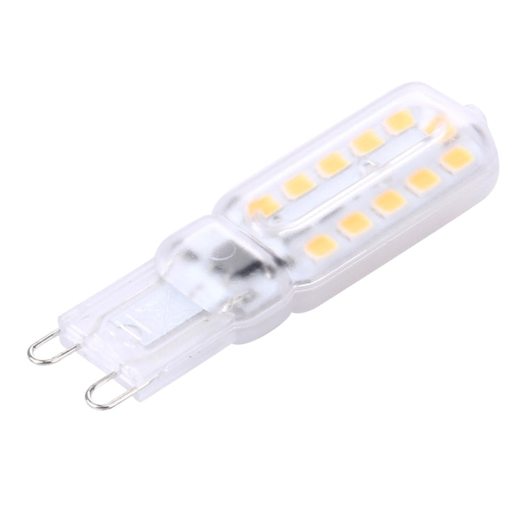 G9 3W 300LM 22 LEDs SMD 2835 Transparent Cover Corn Light, AC 110V