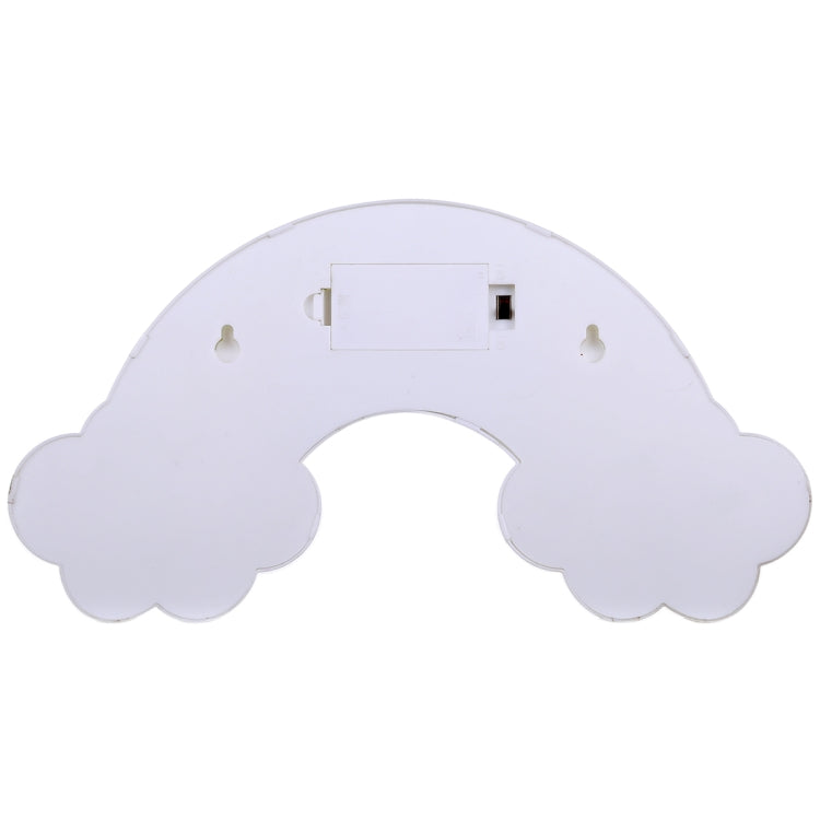 Creative Rainbow Shape Warm White LED Decoration Light, 2 x AA Batteries Powered Party Festival Table Wedding Lamp Night Light