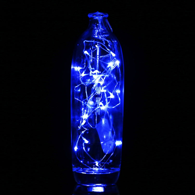 2m Silver Color Copper Wire String Light Festival Lamp / Decoration Light Strip, 20 LEDs SMD 0603 IP65 Waterproof CR2032 Button Batteries