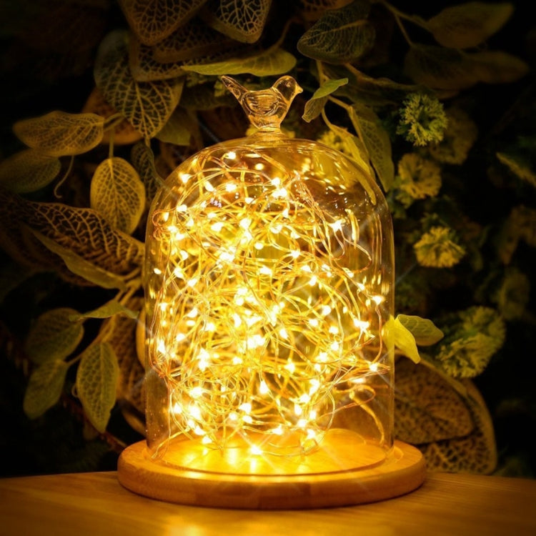 20m IP65 Waterproof Color Silver Copper Wire, 200 LEDs Festival Lamp / Decoration Light Strip with Remote Controller, DC 12V