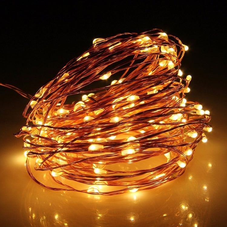 30m IP65 Waterproof Silver Copper Wire String Light, 30 LEDs Festival Lamp / Decoration Light Strip with Remote Controller, DC 5-24V