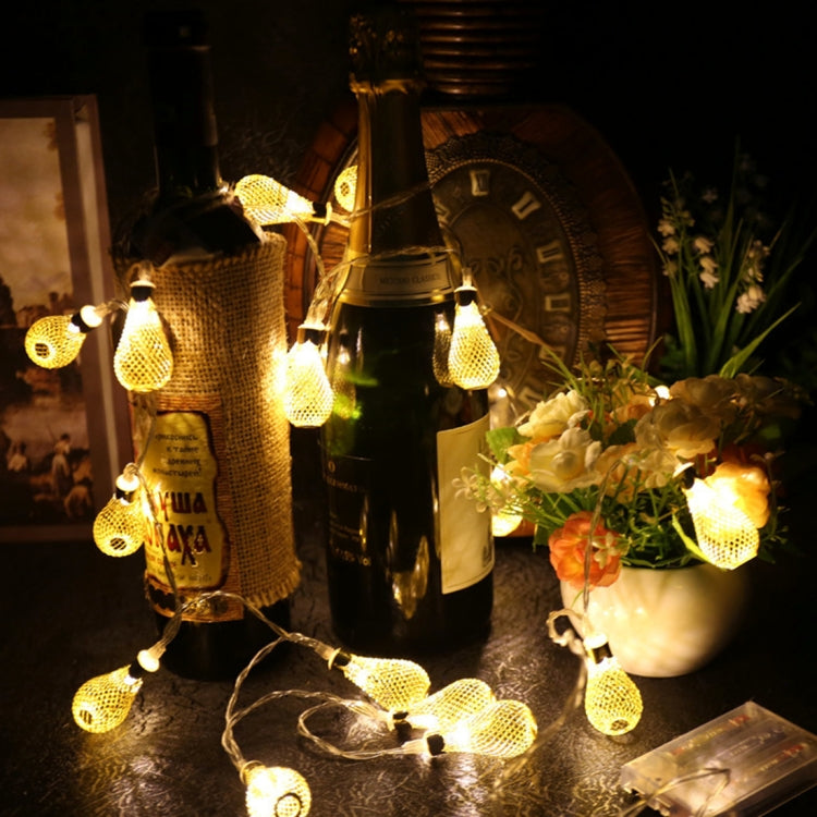 2.7m 3W Metal Light Bulb Style String Decoration Light, 20 LED