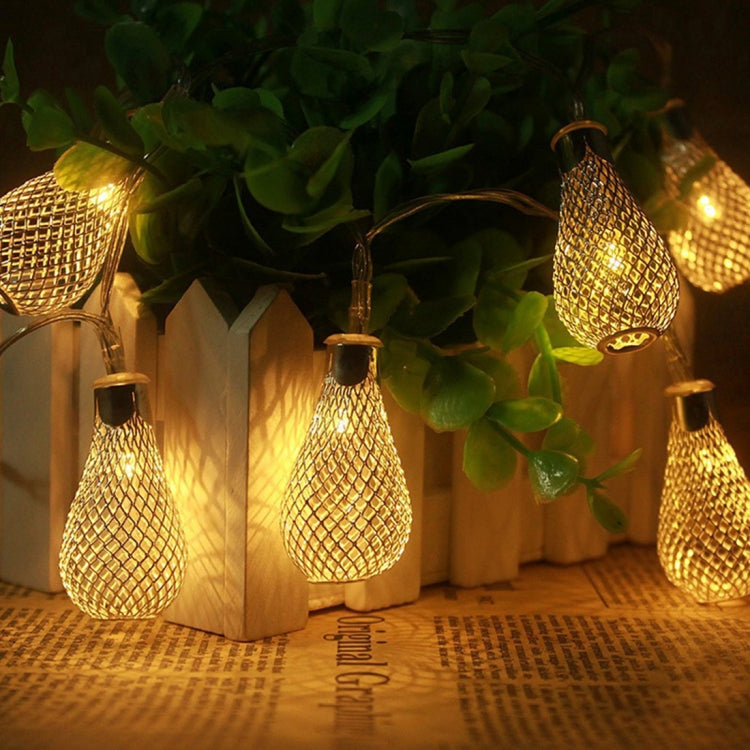2.7m 3W Metal Light Bulb Style String Decoration Light, 20 LED