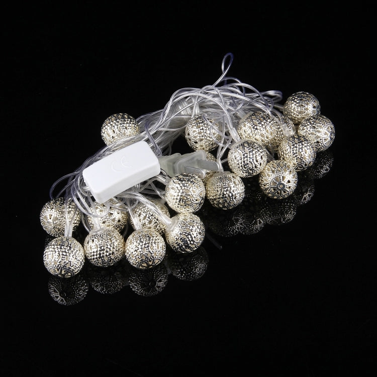 2.7m 3W Metal Ball Style String Decoration Light, 20 LED