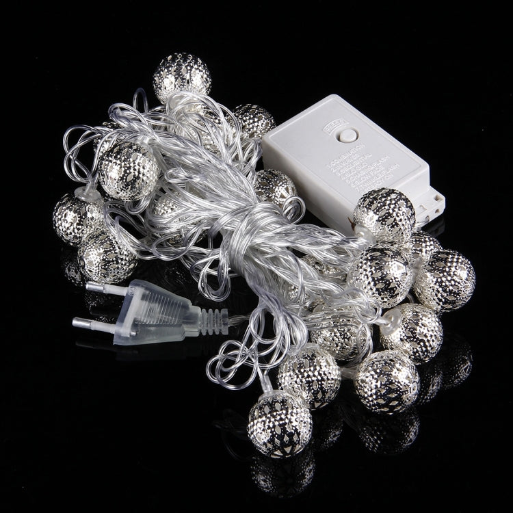2.7m 3W Metal Ball Style String Decoration Light, 20 LED