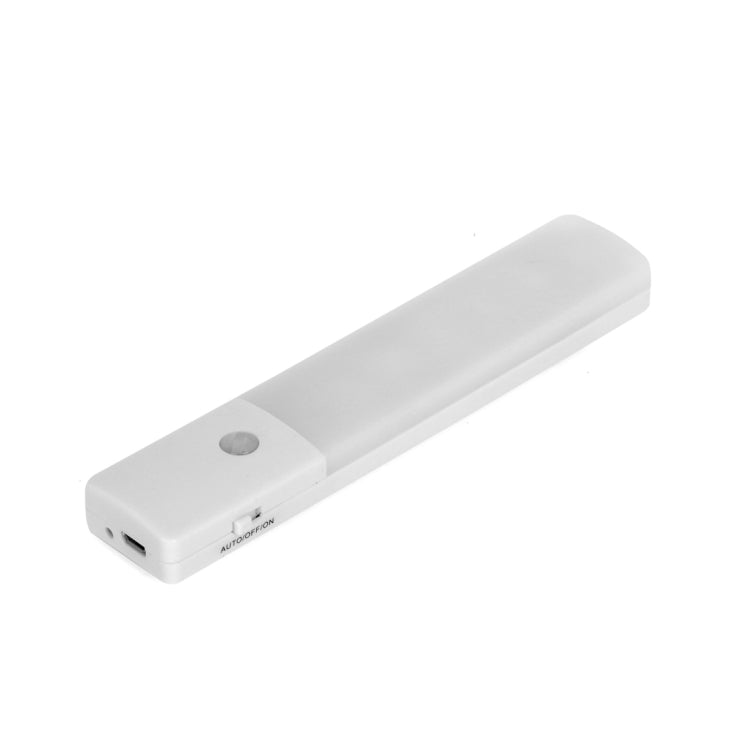 FYD1608 Magnet LED Human Motion Sensor Light Lamp, 6 LEDs 150LM Square Style for Cabinets, Sensor Distance: 3m(White Light)