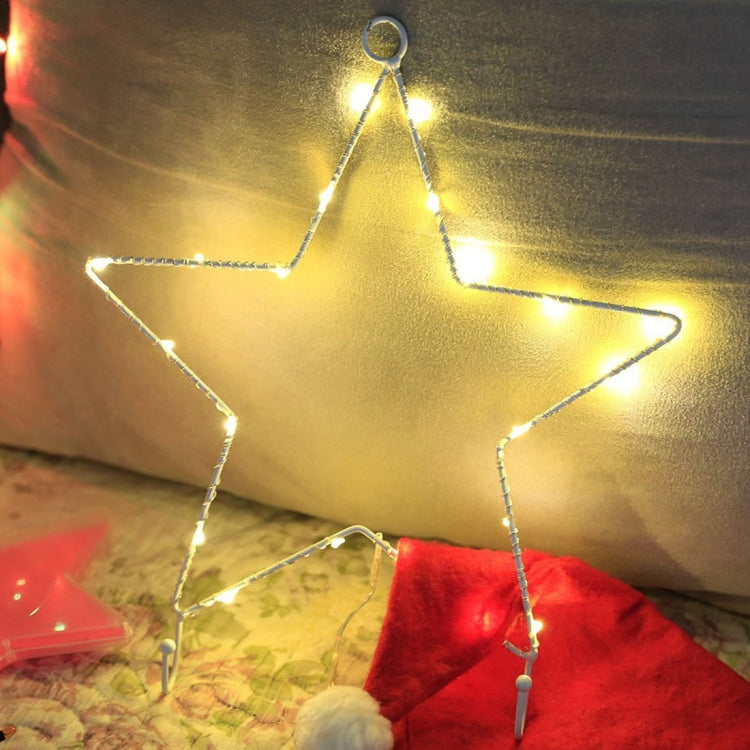 DIY Star Warm White Light LED Decorative Light , 20 LEDs String Light with Hook for Party, Room, Window