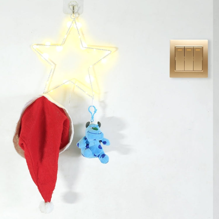 DIY Star Warm White Light LED Decorative Light , 20 LEDs String Light with Hook for Party, Room, Window