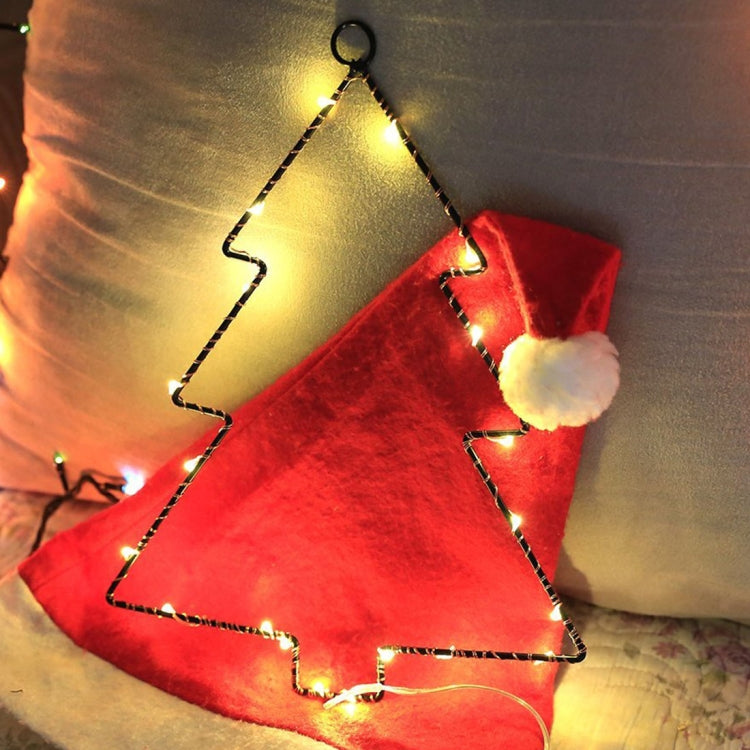 DIY Christmas Tree Warm White Light LED Decorative Light , 20 LEDs String Light with Hook for Party, Room, Window