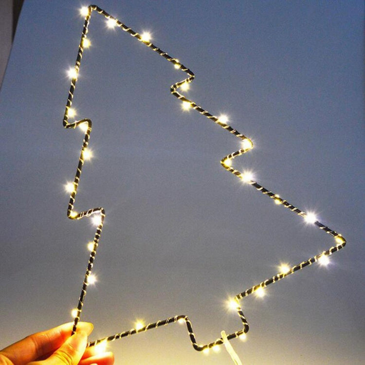 DIY Christmas Tree Warm White Light LED Decorative Light , 20 LEDs String Light with Hook for Party, Room, Window