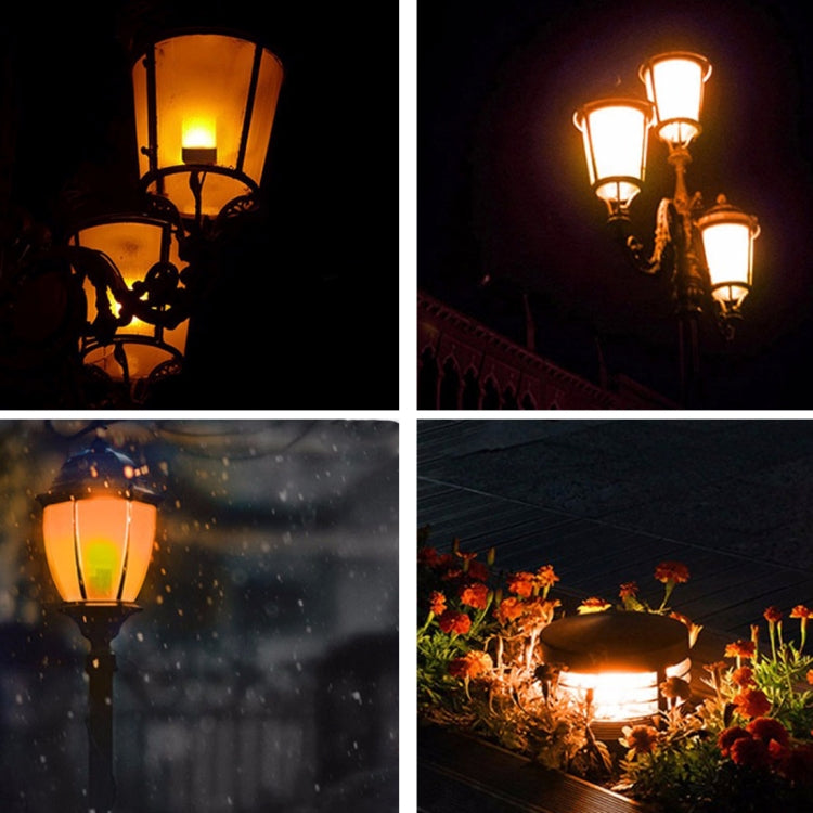 E14 6W Warm White LED Corn Light , 99 LEDs SMD 2835 146 LM 2 Modes Flicker Flame Bulb, AC 85-265V