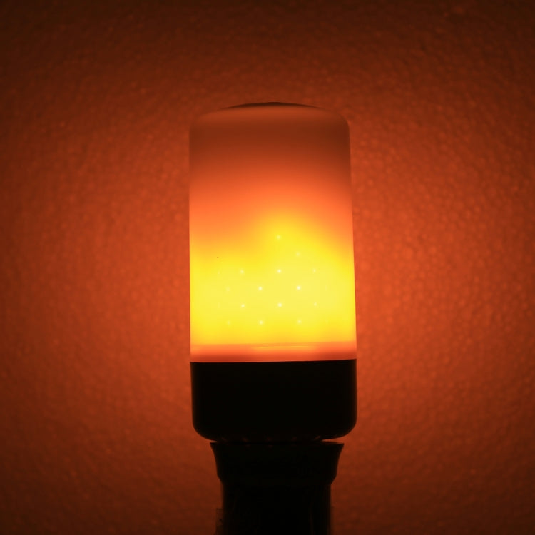E27 6W Warm White LED Corn Light , 99 LEDs SMD 2835 146 LM 2 Modes Flicker Flame Bulb, AC 85-265V