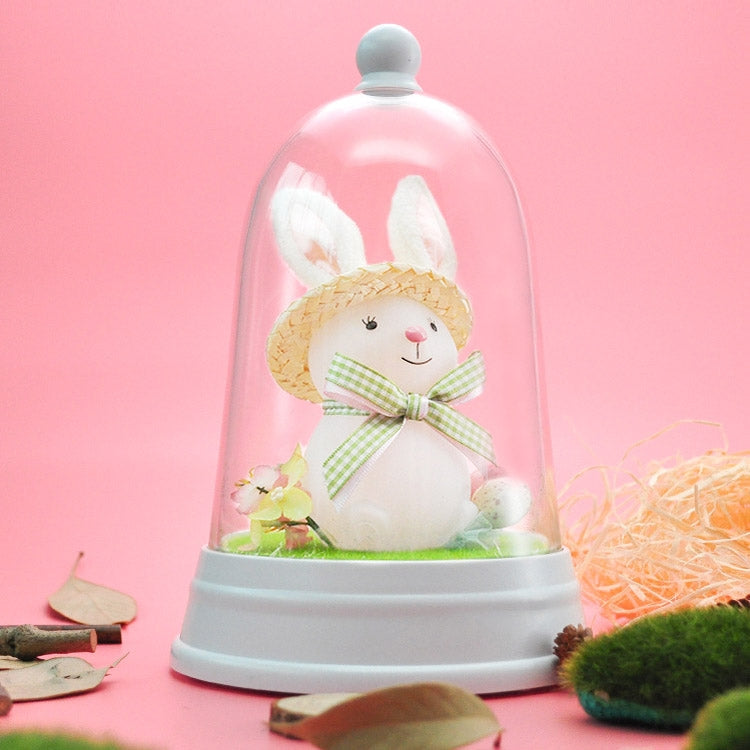 Hat Rabbit Touch-sensitive Warm White Micro Landscape Lamp, Creative LED Night Light