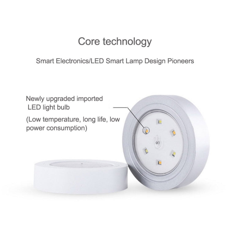 Warm White / White / Yellow Light LED Night Light, 6 LEDs