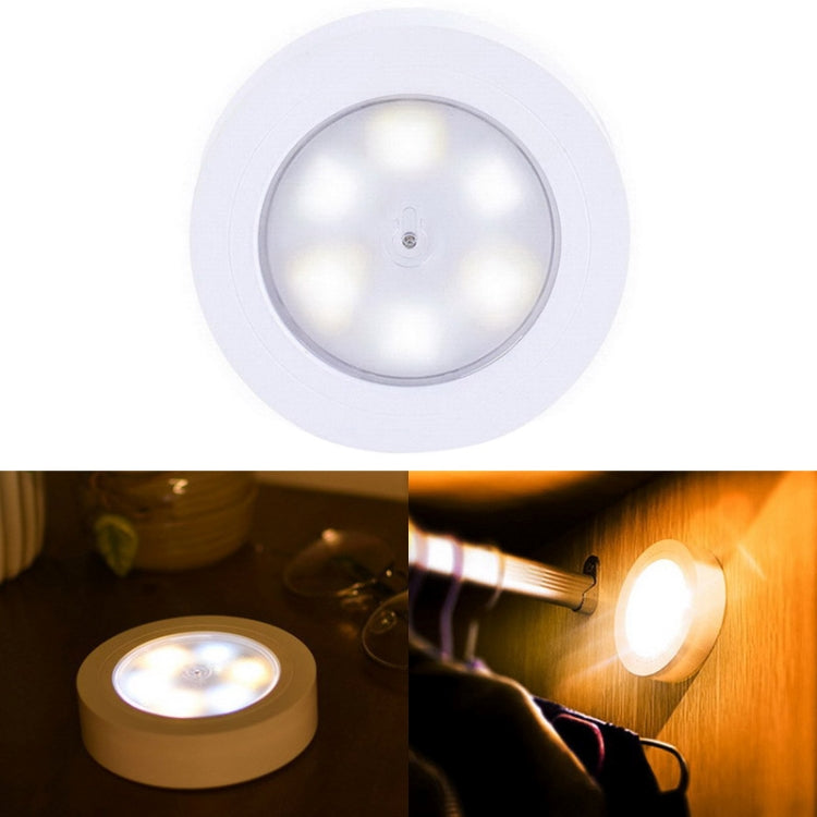 Warm White / White / Yellow Light LED Night Light, 6 LEDs