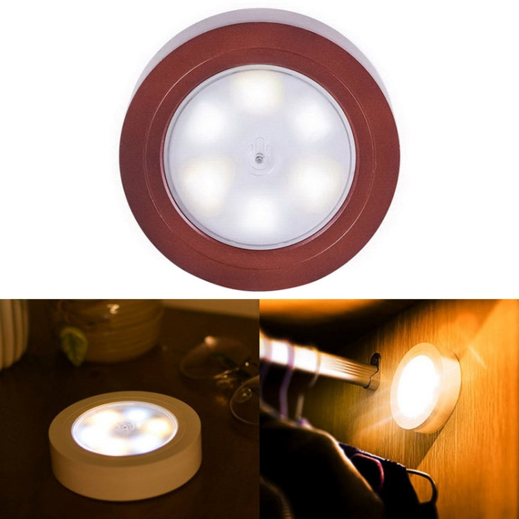 Warm White / White / Yellow Light LED Night Light, 6 LEDs