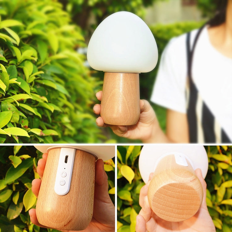 Mushroom Shape Colorful LED Night Light , 3 Level Brightness Decoration Lamp Novelty Gift with Remote Control