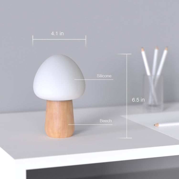 Mushroom Shape Colorful LED Night Light , 3 Level Brightness Decoration Lamp Novelty Gift with Remote Control