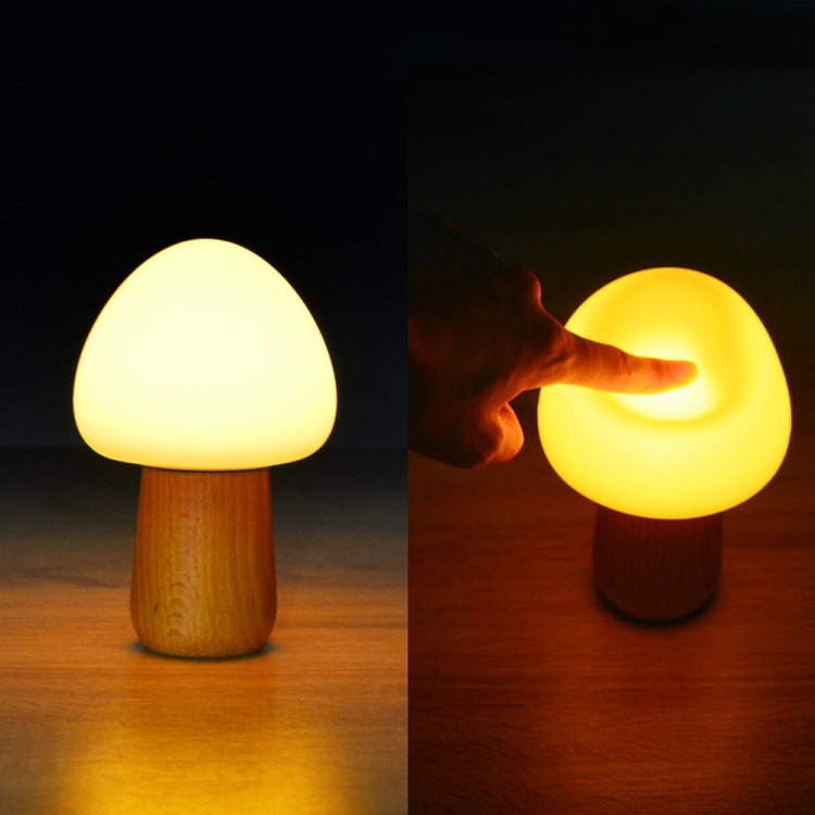 Mushroom Shape Colorful LED Night Light , 3 Level Brightness Decoration Lamp Novelty Gift with Remote Control