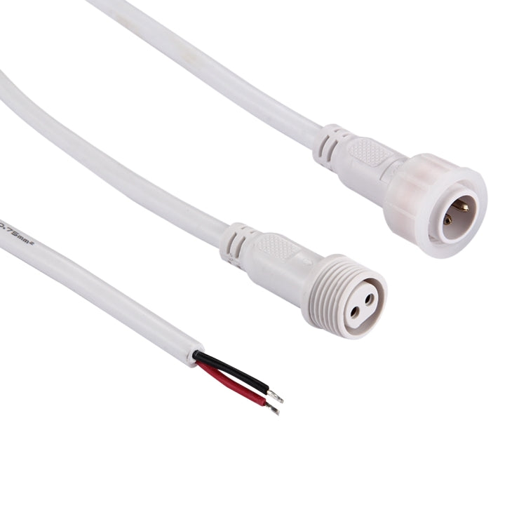 5 Pairs Two Core Mini Waterproof 2Pin 18AWG / 0.75mm  Wire Connector Cable for LED Strips OD 6mm