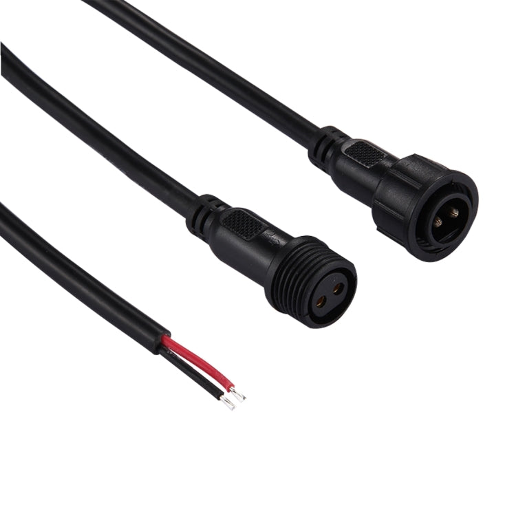 5 Pairs Two Core Mini Waterproof 2Pin 18AWG / 0.75mm  Wire Connector Cable for LED Strips OD 6mm